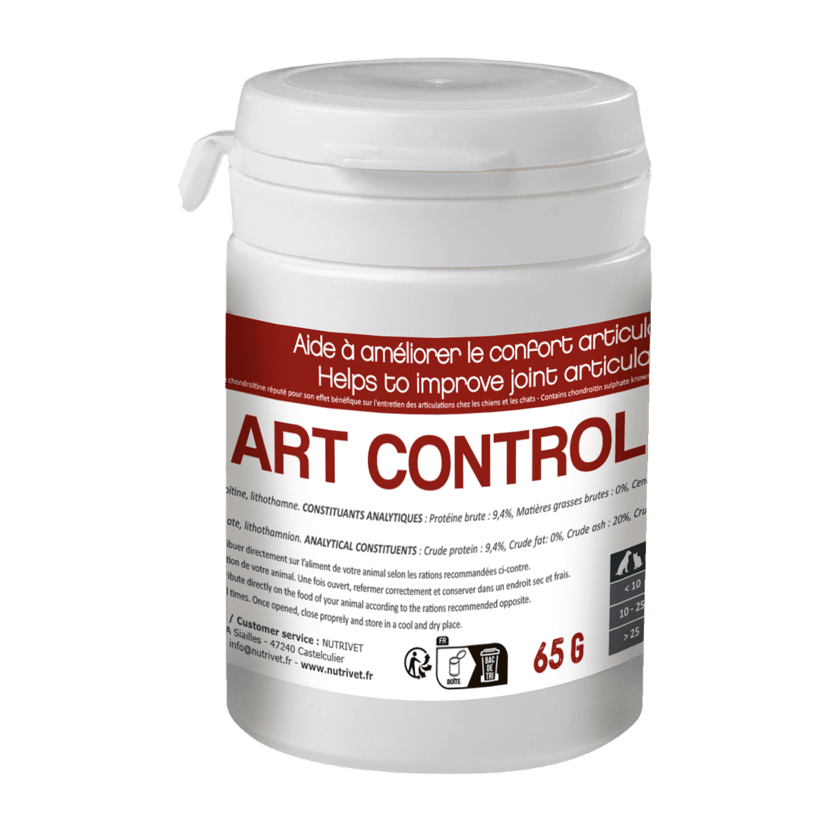 Art control en poudre