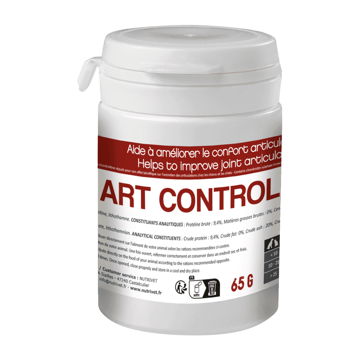 Art control en poudre