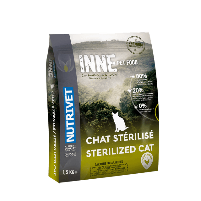 Croquettes chat stérilisé