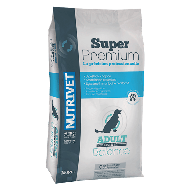 Croquettes chien adulte balance