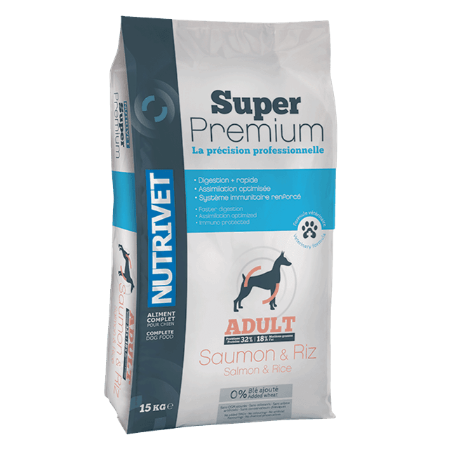 Nutrivet Super Premium Saumon pour chien adulte
