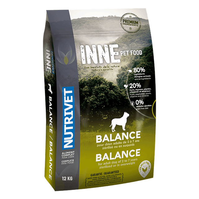 Croquettes chien balance