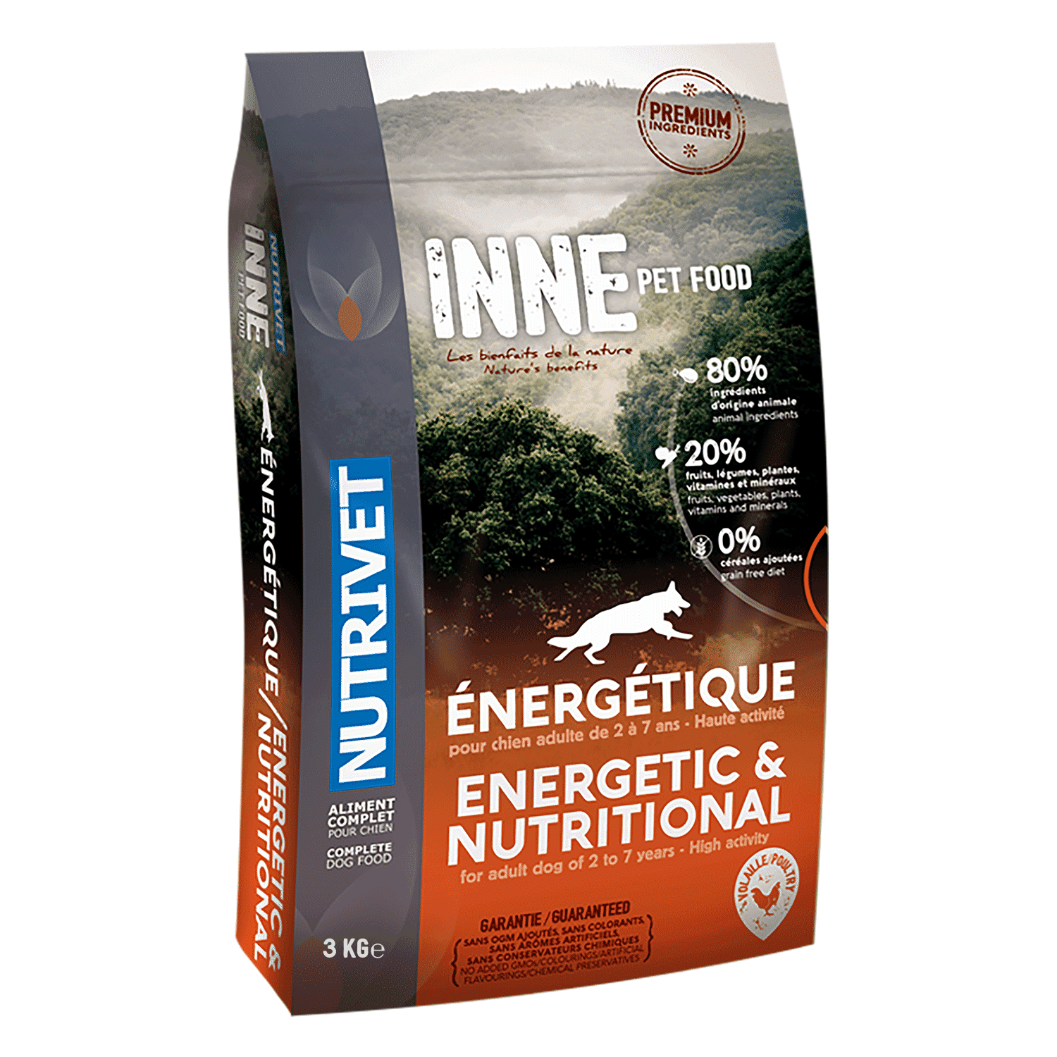 Croquettes chien énergie