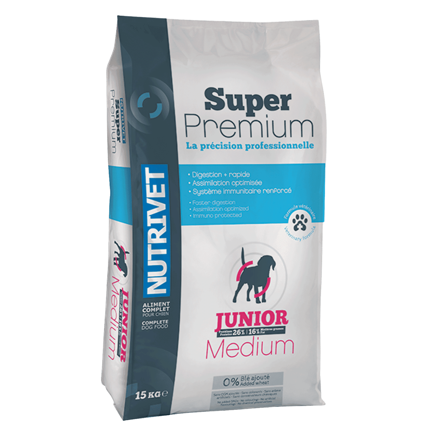 Croquettes chien junior medium