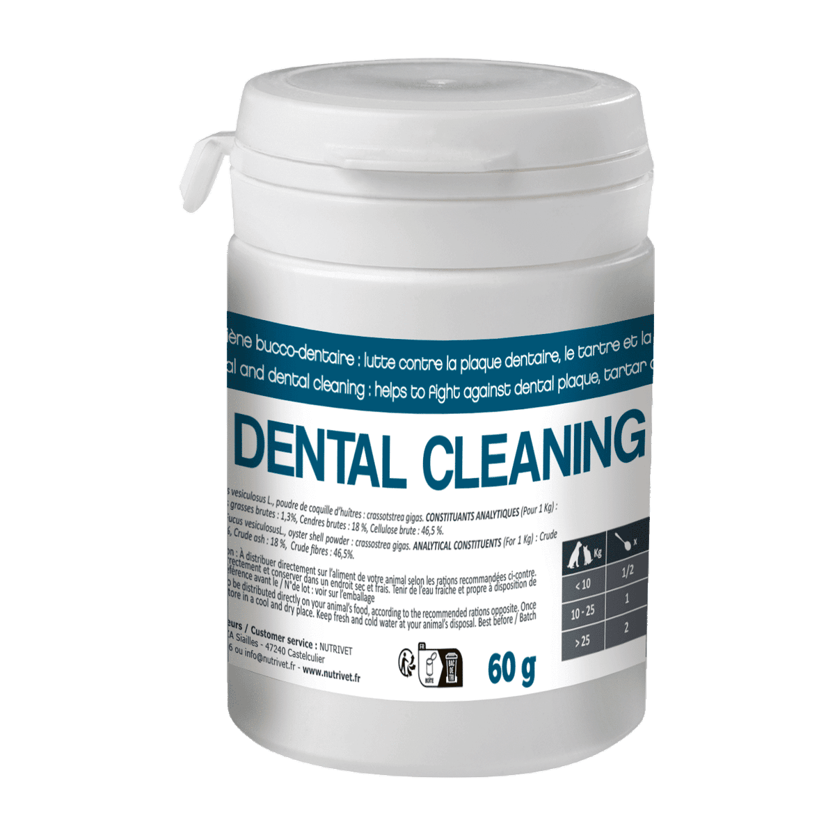 Dental cleaning en poudre