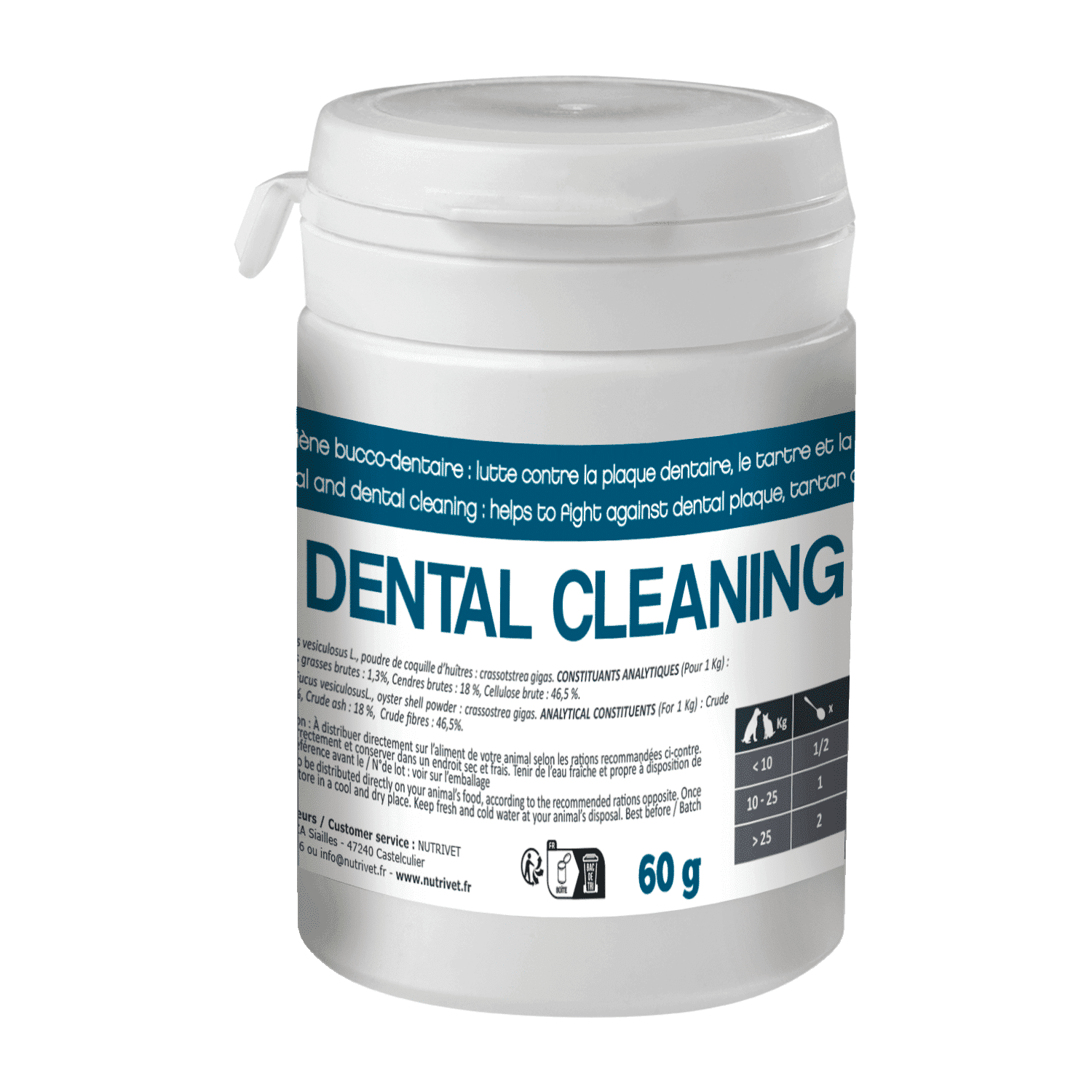 Dental cleaning en poudre